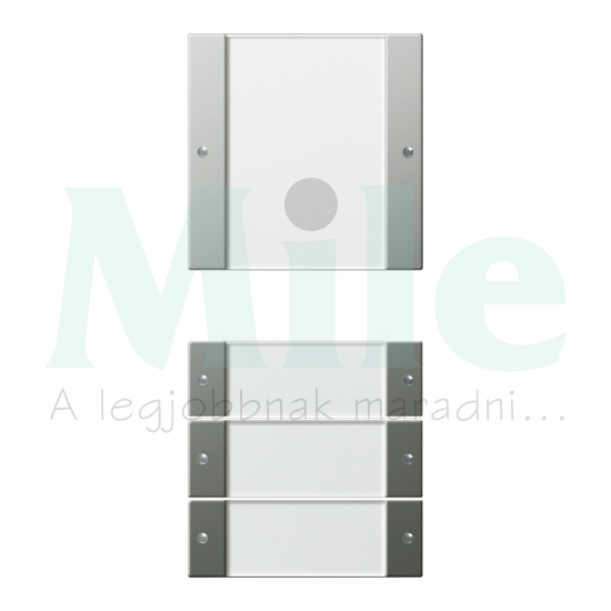 ST55 KNX érintőfedlap (1+3)pár=8gomb/2modul +feliratmező nemesacél GIRA