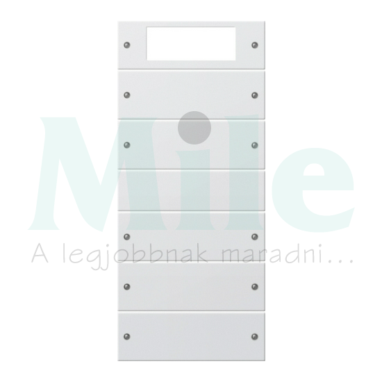 ST55 KNX érintőfedlap (2+3)pár=10gomb/2modul +termosztát fehér GIRA