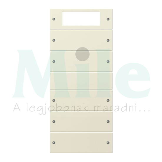 ST55 KNX érintőfedlap (2+3)pár=10gomb/2modul +termosztát krém GIRA