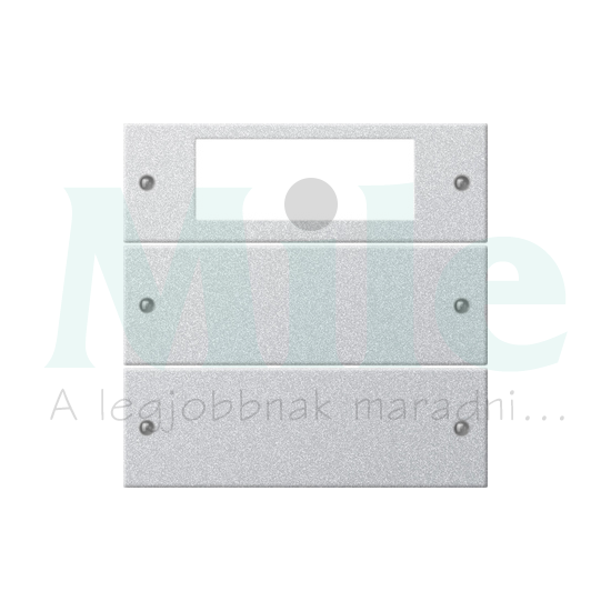 ST55 KNX érintőfedlap 2pár=4gomb/1modul +termosztát alumínium GIRA