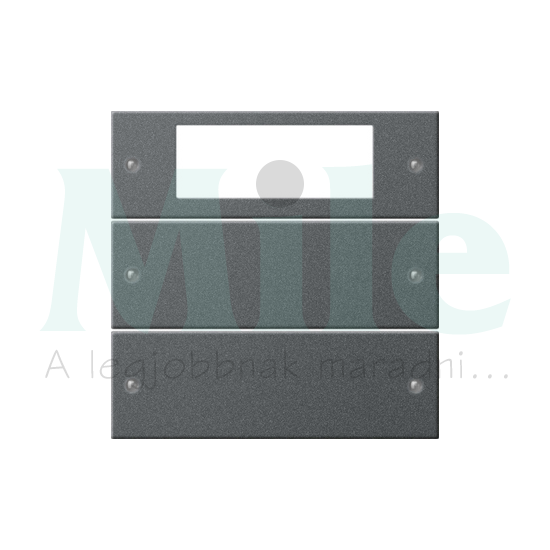 ST55 KNX érintőfedlap 2pár=4gomb/1modul +termosztát antracit GIRA