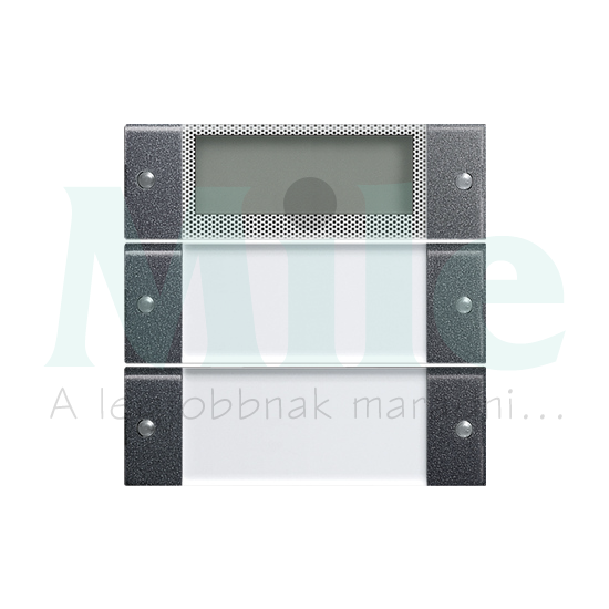 ST55 KNX érintőfedlap 2pár=4gomb/2modul +feliratmező +termosztát antracit GIRA