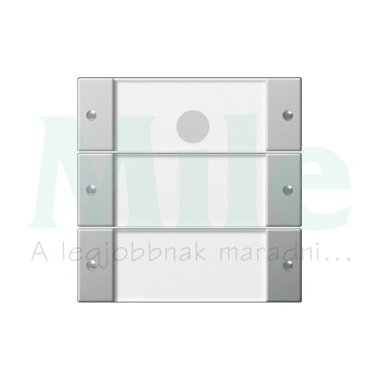 ST55 KNX érintőfedlap 3pár=6gomb/1modul +feliratmező nemesacél GIRA