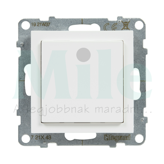 Suno vakdugó Program Mosaic adapterrel műanyag négyzetes fehér LEGRAND