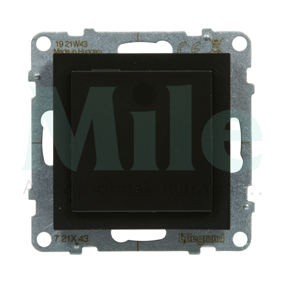 Suno vakdugó Program Mosaic adapterrel műanyag négyzetes fekete LEGRAND