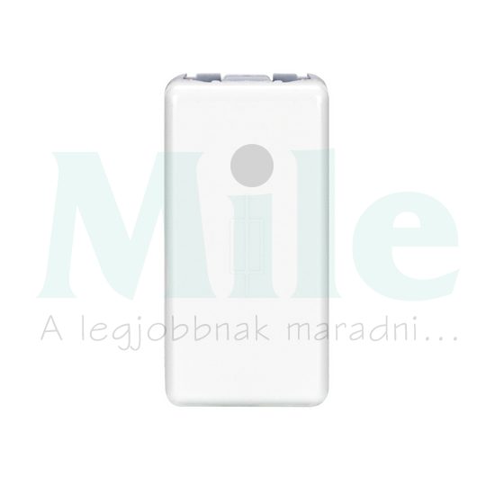 System biztosítóaljzat moduláris 1M fehér 6.3x32mm 16A 250V AC előlapba GEWISS