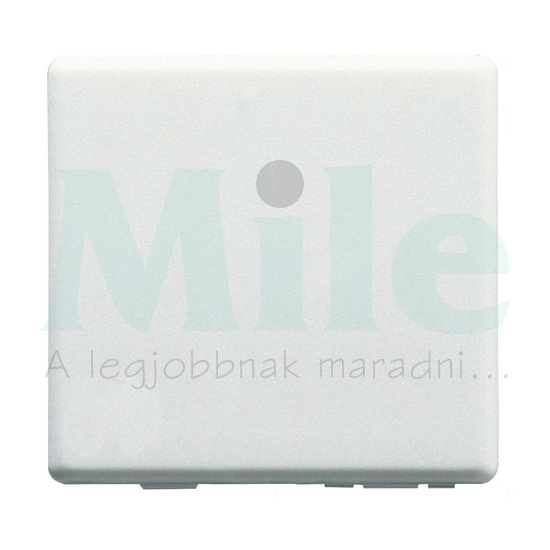 System vakfedél 2M fehér GEWISS