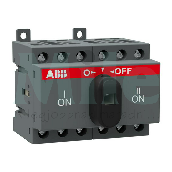 Szakaszoló átkapcsoló 25A 3P OT25F3C ABB