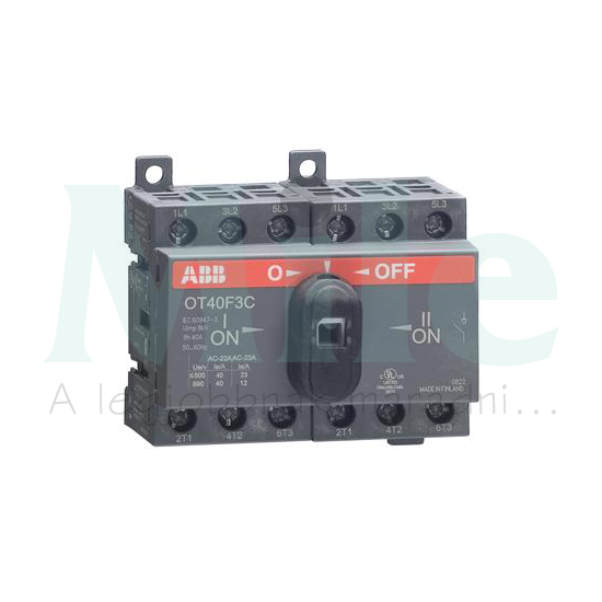 Szakaszoló átkapcsoló 40A 3P OT40F3C ABB