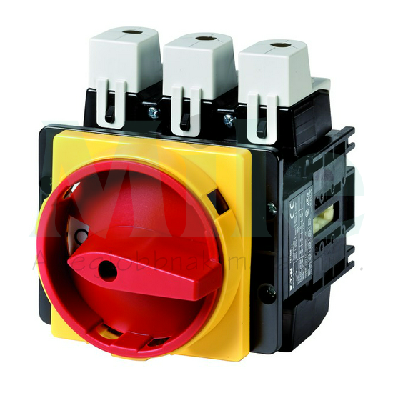 Szakaszoló fő- és vészkapcsoló 160A 3P 45kW/400VAC-3 beépíthető fix piros P5-160/EA/SVB EATON