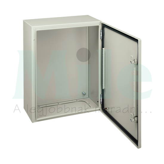 Szekrény fali teli ajtós műanyag 430mm 330mmx 200mmx IP66 szürke Thalassa PLM Schneider