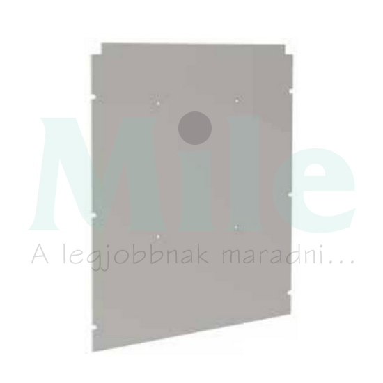 Szerelőlap 0-méretű sima oldalfalú DC szekrényhez műanyag kezeletlen PMIDC 0 Emiter