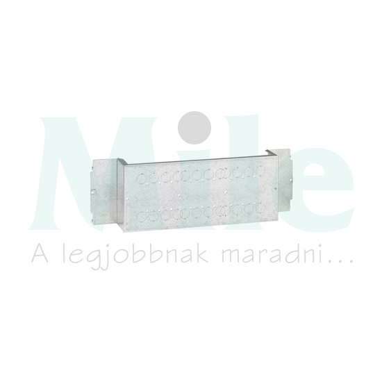 Szerelőlap 2xDPX-IS 250-hez 24M 600mm-sz 300mm-ma porszórt acél XL3 LEGRAND