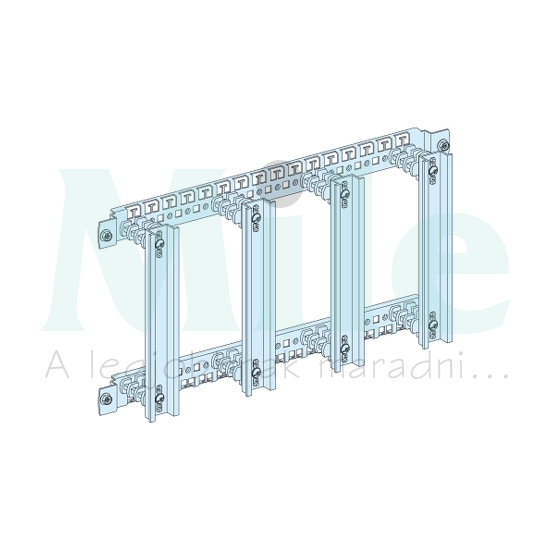 Szerelőlemez sorkapcsokhoz 4xfüggőleges DIN-sínnel 600mm-sz Prisma G Schneider