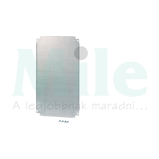 Szerelőlap acél 230mm x 143mm galvanizált Orion Plus Hager