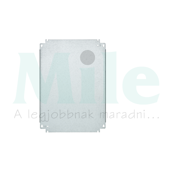 Szerelőlap acél 480mm x 443mm galvanizált Orion Plus Hager
