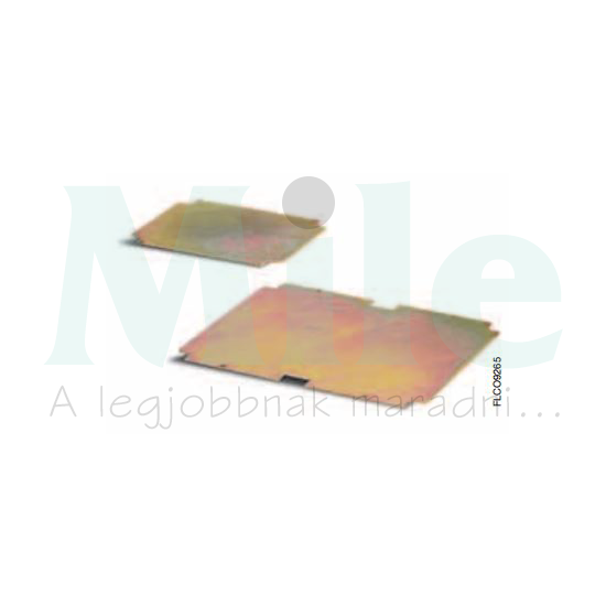 Szerelőlap alumínium 220mm-ma 170mm-sz kezeletlen ABB