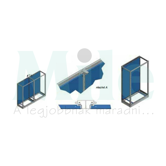 Szerelőlap D-hez acél 800mm x 1800mm galvanizált EAE