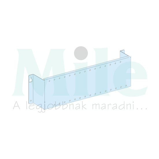 Szerelőlap EZC100-hoz acél 150mm-ma 600mm-sz Prisma G Schneider