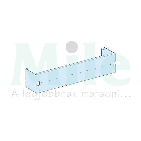 Szerelőlap függőleges ISFT100-hoz acél 300mm-ma 600mm-sz Prisma G Schneider