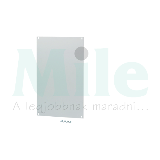 Szerelőlap műanyag 585mm x 345mm kezeletlen Orion Plus Hager