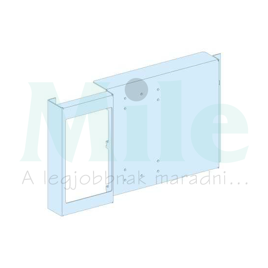 Szerelőlap billenőkaros függőleges NS-INS630-hoz acél 300mm-ma 600mm-sz Prisma G Schneider