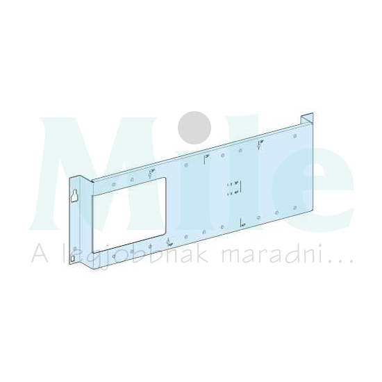 Szerelőlap NS250-hez acél 150mm-ma 600mm-sz Prisma G Schneider