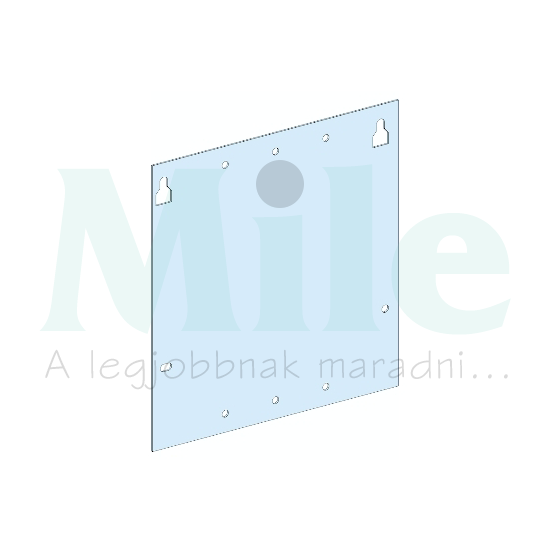 Szerelőlap NS630-hoz acél 400mm-ma 300mm-sz Prisma G Schneider