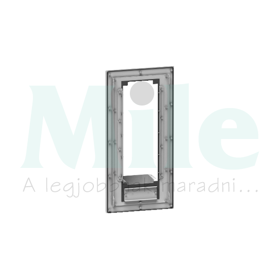 Szerelőlap S5 Altivar-hoz acél 975mm-ma 427mm-sz lakkozott Spacial SF/SM Schneider