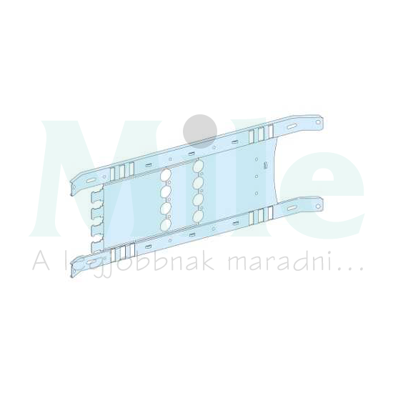 Szerelőlemez vízszintes NS-IN250-hez acél 192mm-ma 650mm-sz Prisma P Schneider