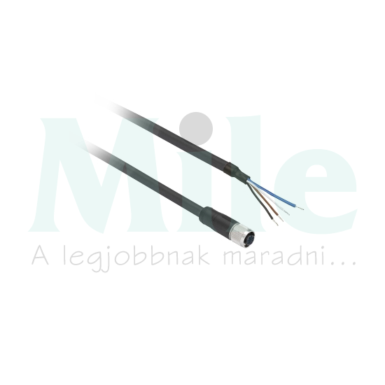 Szerelt érzékelőkábel 4P M8 hüvely 2m 4A 60V OsiSense XZC Schneider