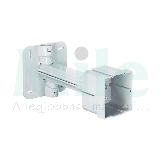 Szerelvénydoboz tartó teleszkópos kerek 68mm-hossz 70mm műanyag szürke KAISER