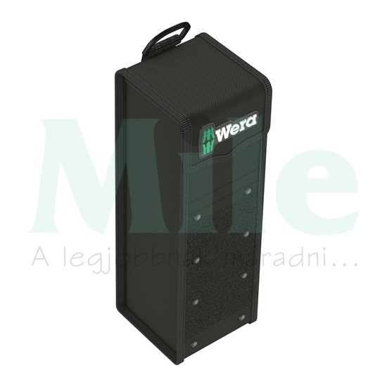 Szerszámtáska üres hosszú szerszámoknak csomag műanyag 320mm x 125mm x 2go 7 High Tool Box WERA