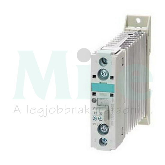 Szilárdtest kontaktor 1Z 110-230V50Hz csavaros 20A/AC-1/400V SIRIUS SIEMENS