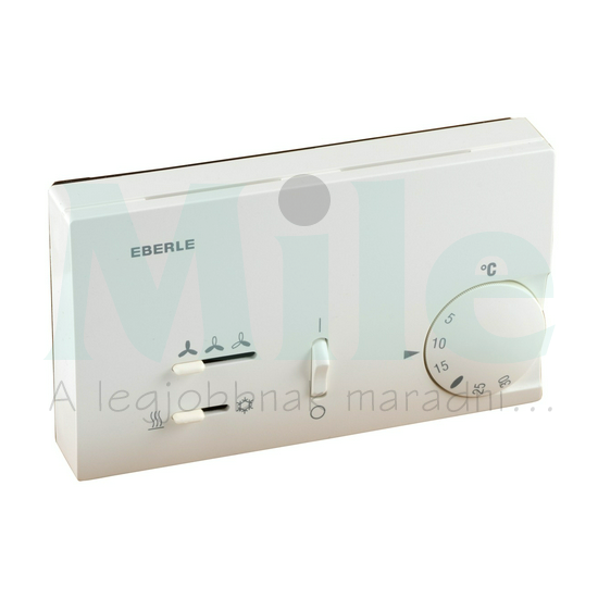 Szobatermosztát analóg klímához komplett 530°C 10A 230V falonkívüli