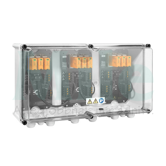 Szolár DC elosztó komplett 1kV 3MPP I+II-túlfesz IP65 PVN1M3I9SXFXV1O0TXPX10 Weidmüller