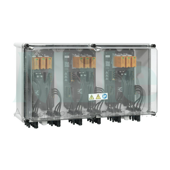 Szolár DC elosztó komplett 1kV 3MPP II-túlfesz 18x2-MC4 IP65 PVN1M3I9SXFXV2O1TXPX10 Weidmüller