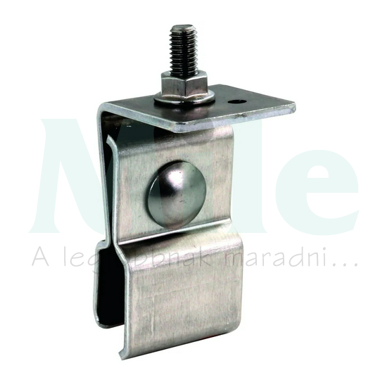 Tartó fémtetőhöz kezeletlen nemesacél V2A HA M8 KF18.22 V2A DEHN