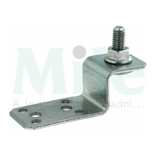 Tartó fémtetőhöz Z-alakú kezeletlen nemesacél V2A HA M8 AL ZF B5.2 6.5 V2A DEHN