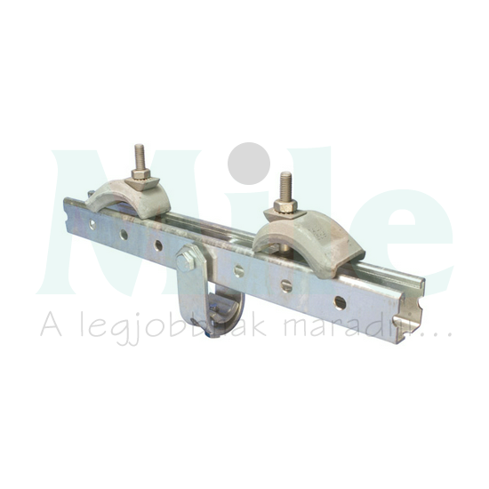 Tartókonzol I-gerenda alá 2rögzítővel horganyzott acél 400mm ERICO