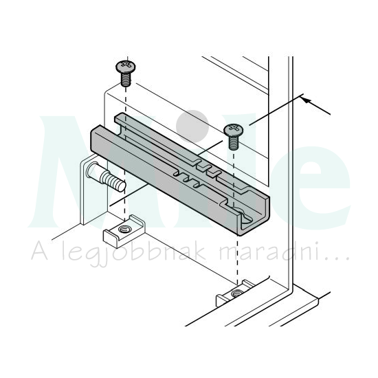 Távtartó készlet 250mm Hager