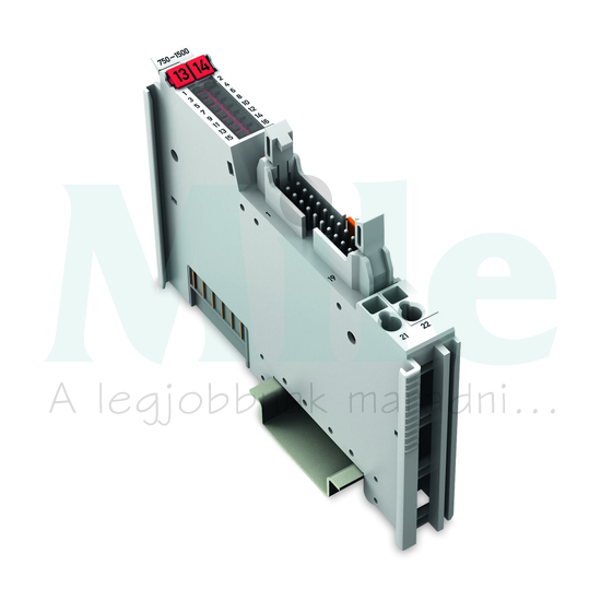 Terepi digitális kimeneti modul 16DO 24V/DC 0.5A 24V DC WAGO