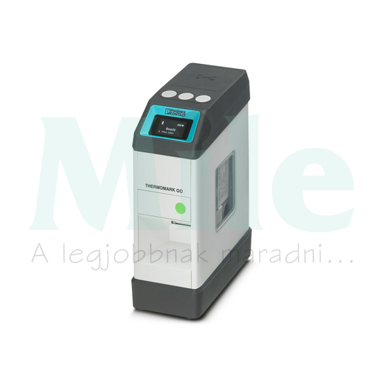 Termotranszfer nyomtató kazettás max.24mm-szalaghoz USB Bluetotth ThermoMark Go PHOENIX CONTACT