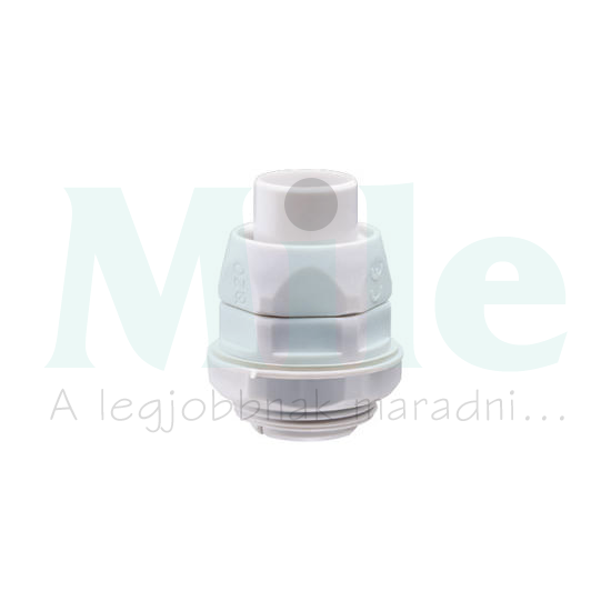 Tömszelence d8mm-Diflex csőhöz elforgó UV-álló 12mm-átmérő M12x1.5 egyenes IP54 szürke DF GEWISS