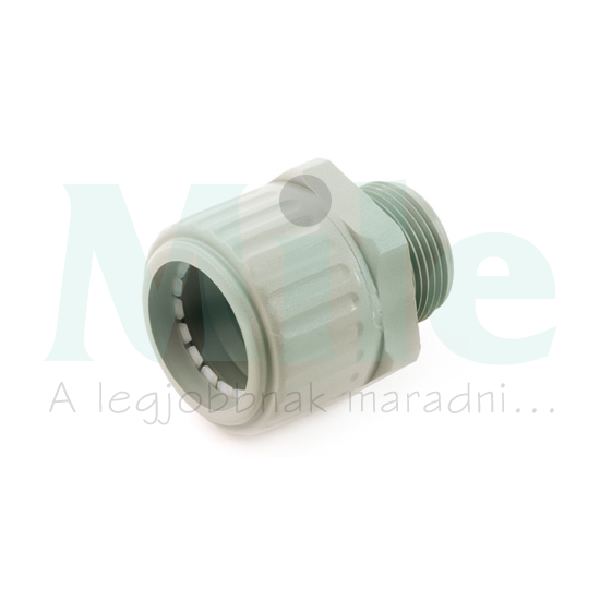 Tömszelence d40mm-gégecsőhöz UV-álló 40mm-átmérő M40x1.5 egyenes IP54 szürke SGL 4040 Dietzel