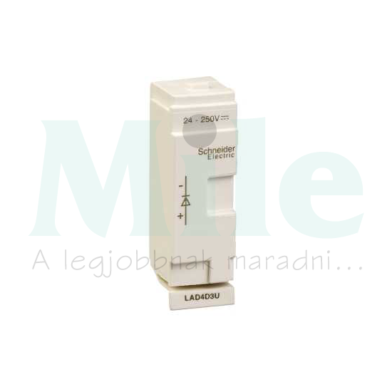 Túlfeszültség-korlátozó modul dióda-védőkapcsolás 24-250V/DC DC TeSys LAD-4 Schneider