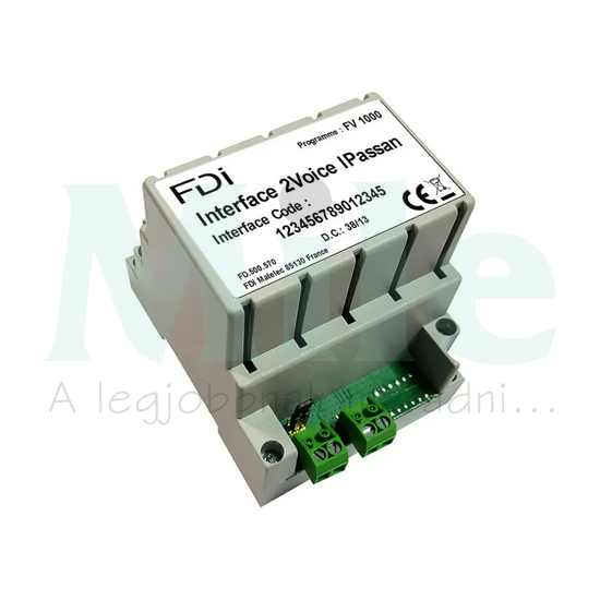 Interfész 2Voice iPassan URMET