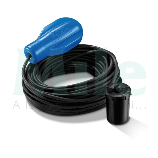 Úszókapcsoló 1v +10m PVC kábel +ellensúly enyhén szenny. vízhez 10A/ 250V 72.A1.1.000.1001 FINDER