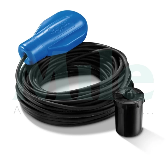 Úszókapcsoló 1v +15m PVC kábel +ellensúly enyhén szenny. vízhez 10A/ 250V 72.A1.1.000.1501 FINDER