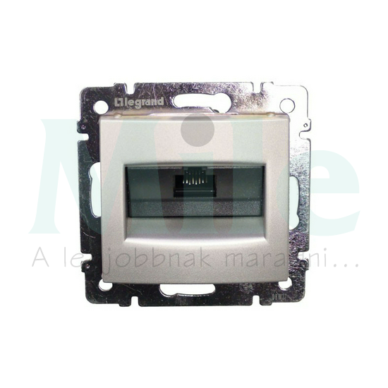Valena adatcsatlakozó dugalj FTP RJ45 8(8) Cat6 alumínium csavaros LEGRAND